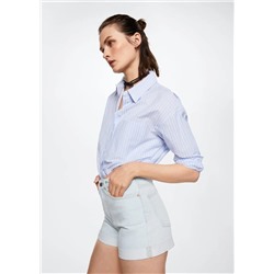 Short vaquero mom-fit -  Mujer | MANGO OUTLET Melilla