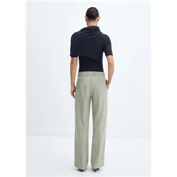 Pantalón recto pinzas