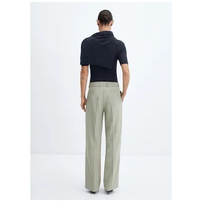 Pantalón recto pinzas
