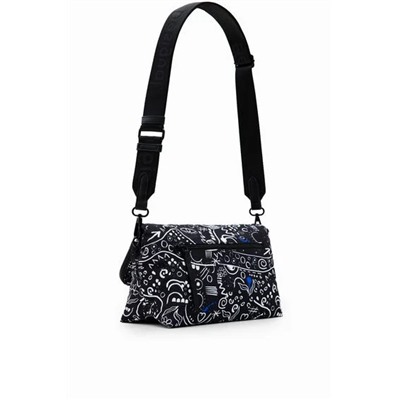 Bandolera dibujos reciclada