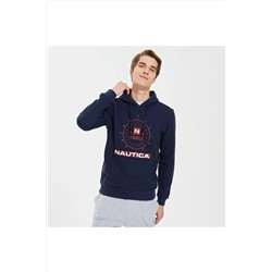 Nautica Erkek Lacivert Standart Fıt Sweatshırt KC27266T