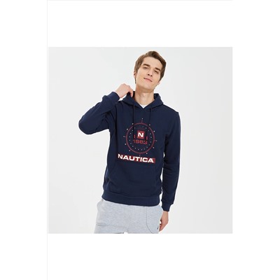 Nautica Erkek Lacivert Standart Fıt Sweatshırt KC27266T
