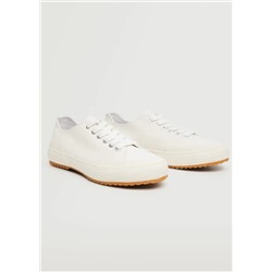 Deportivas algodón cordones -  Mujer | MANGO OUTLET Melilla