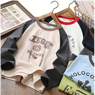 Хлопковый лонгслив для мальчиков