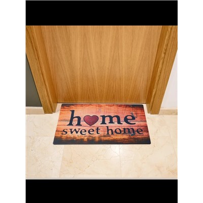 Fußmatte Home Sweet Home in Bunt - (L)60 x (B)40 cm