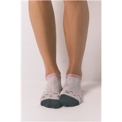 Pack 3 calcetines cortos gatos gris