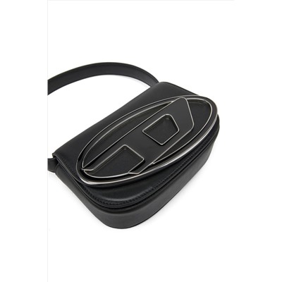Bolso icónico de hombro de cuero napa
