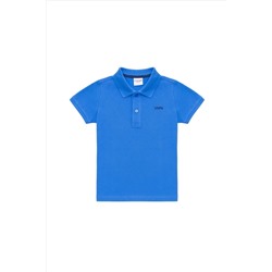 Erkek Çocuk Saks Basic Polo Yaka Tişört