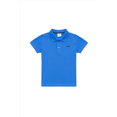 Erkek Çocuk Saks Basic Polo Yaka Tişört