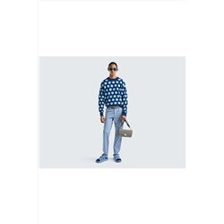 United Colors of Benetton Erkek Mix Meyve Desenli Koton Kazak 123P1094K1042-912