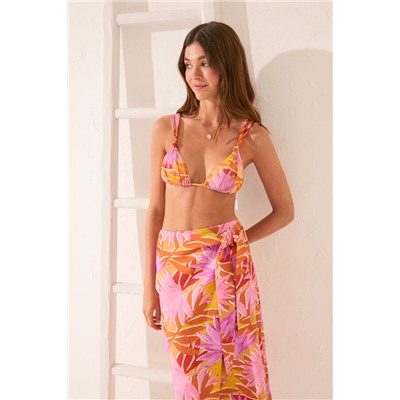 Pareo midi textura tropical