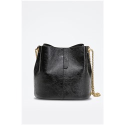 Bolso de piel Mini Bruna Negro