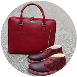 Ab. Zapatos 4525 Burdeos+Ab. Z. PELLE · PORTATEL/2 napa (1210) burdeos АКЦИЯ