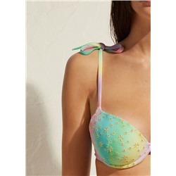 Push-up-Bikinioberteil mit Wattierung Panama