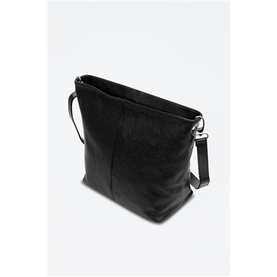 Bandolera de piel Apricale Negro