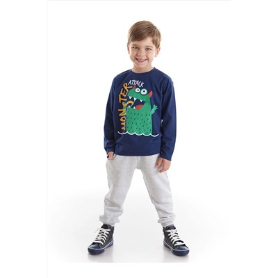 Denokids Canavar Erkek Çocuk Pantolon Takım CFF-21K1-009