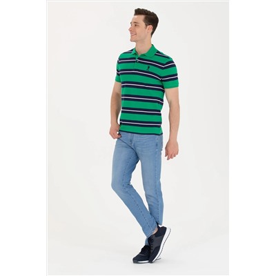 Erkek Yeşil Polo Yaka Tişört
