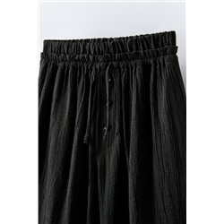FLOWING TEXTURED TROUSERS