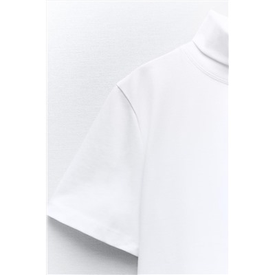 HEAVY COTTON TURTLENECK TOP