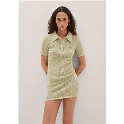 Vestido punto estilo polo