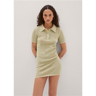 Vestido punto estilo polo
