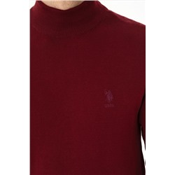Erkek Bordo Basic Kazak