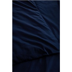 Manon King Size %100 Pamuk Ranforce Düz Nevresim - Lacivert