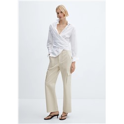 Jeans cargo bolsillos