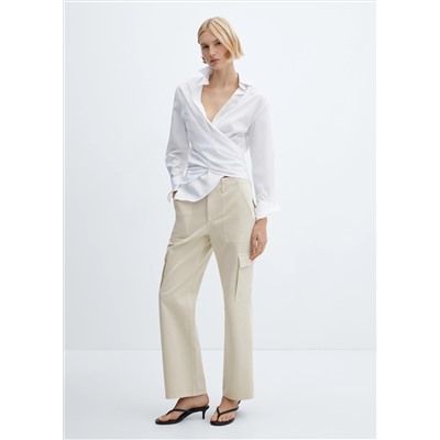 Jeans cargo bolsillos