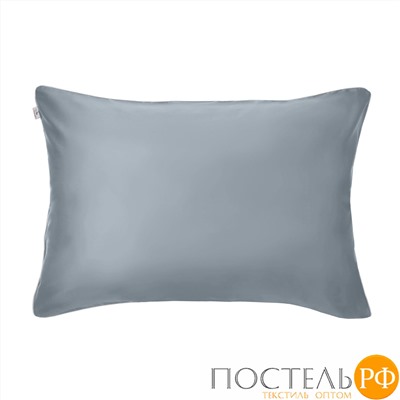 113310110-сгL04 Наволочка Satin Luxe 52х74 Дымчато-синий