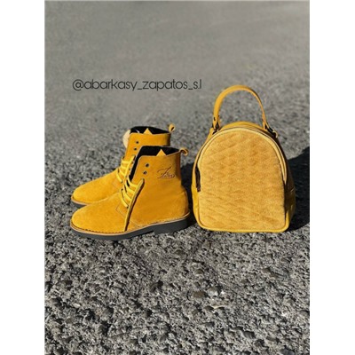 AB.Z. 27001/2 OCRA — С ДВОЙНЫМИ ШНУРКАМИ+AB.Z · Pelle · mochila 421 (650)