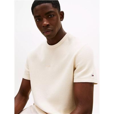 Tommy Jeans Waffle Knit Logo T-Shirt
