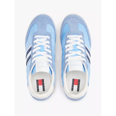 Retro Mixed-Media Runner Sneaker