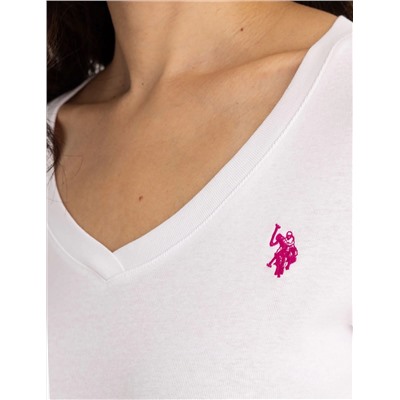 LONG SLEEVE V-NECK T-SHIRT