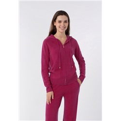 W24-00CH0314 Джемпер на молнии с капюшоном