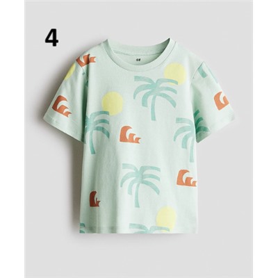 Хлопковая футболка для мальчиков H&M