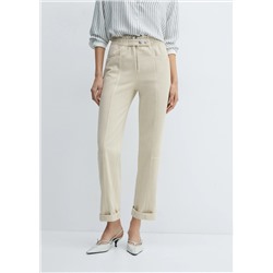 Jeans slouchy cintura goma