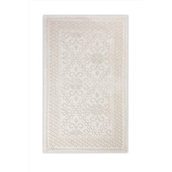 Bluenity Lilyum Doğal Pamuklu Banyo Kilim 60x100 - Ekru 101.201.01.006.04.01