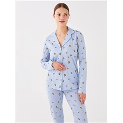 LC Waikiki Gömlek Yaka Desenli Uzun Kollu Kadın Pijama Takımı, LCW DREAM                                            
                                            Gömlek Yaka Desenli Uzun Kollu Kadın Pijama Takımı