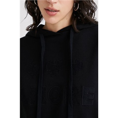 Sudadera mangas transparentes