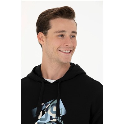 Erkek Siyah Sweatshirt