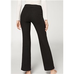 Straight Leggings mit Cashmere