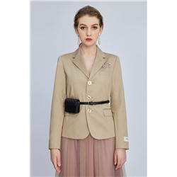 Blazer Beige y negro