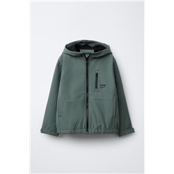 CAZADORA TÉCNICA FORRADA CAPUCHA WATER REPELLENT
