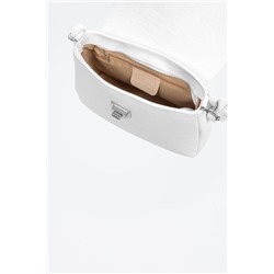 Bandolera de piel Arignano - Blanco