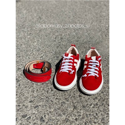 Exodo · 1200EX Rojo+Ab.Zapatos Pelle NAPA (200-2-3) ROJO АКЦИЯ