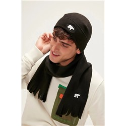 Bad Bear Badman Siyah Polar Atkı 5002764468