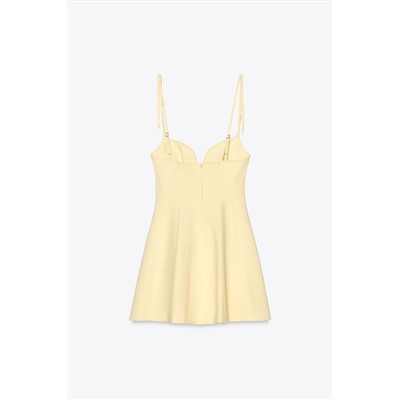 SHORT DRESS WITH BOWS
