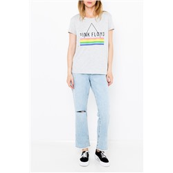 Camiseta Gris claro jaspeado
