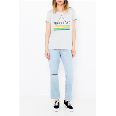 Camiseta Gris claro jaspeado